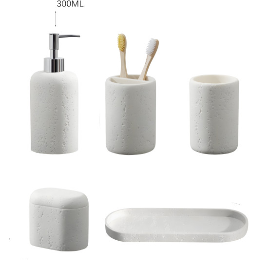 Bathroom Set - 5 Pcs